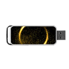 Cosmos Comet Dance, Digital Art Impression Portable Usb Flash (one Side) by picsaspassion