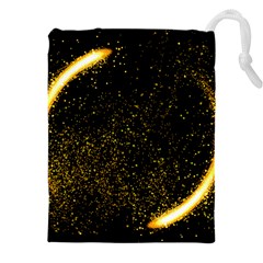 Cosmos Comet Dance, Digital Art Impression Drawstring Pouch (5xl) by picsaspassion