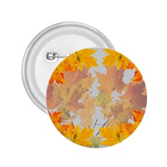 Autumn Maple Leaves, Floral Art 2 25  Buttons by picsaspassion