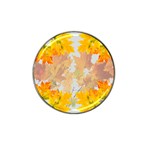 Autumn maple leaves, floral art Hat Clip Ball Marker (4 pack) Front