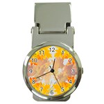 Autumn maple leaves, floral art Money Clip Watches Front