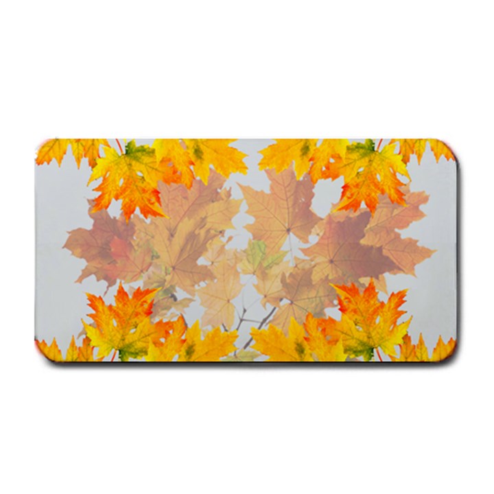 Autumn maple leaves, floral art Medium Bar Mats