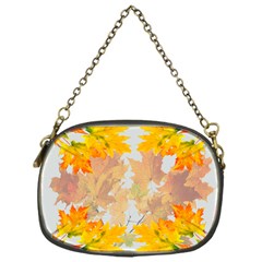 Autumn Maple Leaves, Floral Art Chain Purse (one Side) by picsaspassion