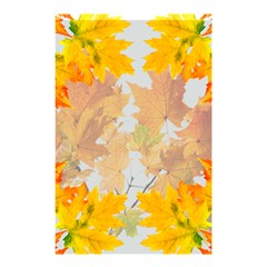 Autumn Maple Leaves, Floral Art Shower Curtain 48  X 72  (small)  by picsaspassion