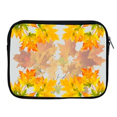 Autumn Maple Leaves, Floral Art Apple Ipad 2/3/4 Zipper Cases by picsaspassion