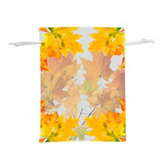 Autumn Maple Leaves, Floral Art Lightweight Drawstring Pouch (s) by picsaspassion