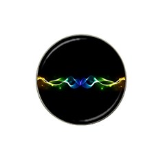 Colorful Neon Art Light Rays, Rainbow Colors Hat Clip Ball Marker by picsaspassion