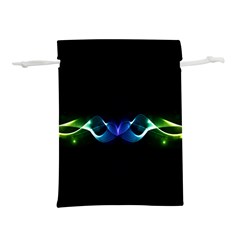 Colorful Neon Art Light Rays, Rainbow Colors Lightweight Drawstring Pouch (s) by picsaspassion