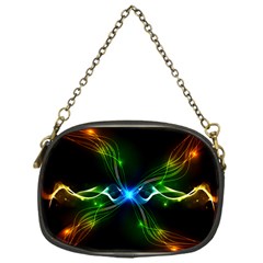 Colorful Neon Art Light Rays, Rainbow Colors Chain Purse (one Side) by picsaspassion