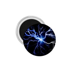 Blue Thunder Colorful Lightning Graphic Impression 1 75  Magnets by picsaspassion