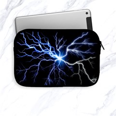 Blue Thunder Colorful Lightning Graphic Impression Apple Ipad Mini Zipper Cases by picsaspassion