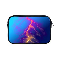 Blue Lightning Colorful Digital Art Apple Macbook Pro 13  Zipper Case by picsaspassion