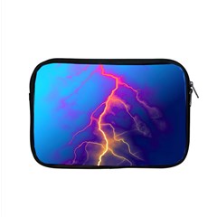 Blue Lightning Colorful Digital Art Apple Macbook Pro 15  Zipper Case by picsaspassion