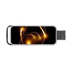 Flying Comets In The Cosmos Portable Usb Flash (one Side) by picsaspassion