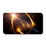 Flying Comets and light rays, digital art Medium Bar Mats 16 x8.5  Bar Mat