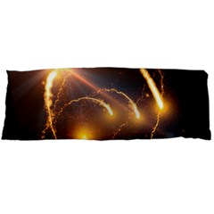 Flying Comets And Light Rays, Digital Art Body Pillow Case (dakimakura) by picsaspassion