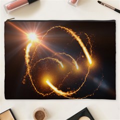 Flying Comets And Light Rays, Digital Art Cosmetic Bag (xxxl) by picsaspassion