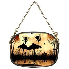 Cute Little Dancing Fairy In The Night Chain Purse (one Side) by FantasyWorld7