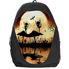 Cute Little Dancing Fairy In The Night Backpack Bag by FantasyWorld7