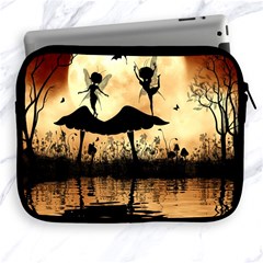 Cute Little Dancing Fairy In The Night Apple Ipad 2/3/4 Zipper Cases by FantasyWorld7