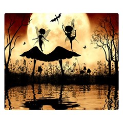 Cute Little Dancing Fairy In The Night Double Sided Flano Blanket (small)  by FantasyWorld7