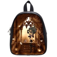 Little Dark Fairy In The Night School Bag (small) by FantasyWorld7