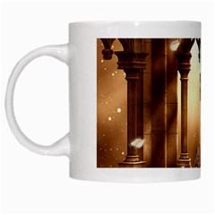 Little Dark Fairy In The Night White Mugs by FantasyWorld7