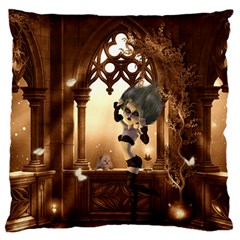 Little Dark Fairy In The Night Standard Flano Cushion Case (one Side) by FantasyWorld7