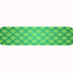 Pattern Texture Geometric Green Large Bar Mats by Mariart