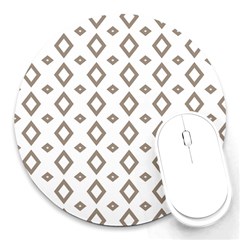 Background Texture Triangle Round Mousepads by HermanTelo