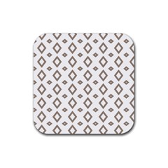 Background Texture Triangle Rubber Coaster (square)  by HermanTelo