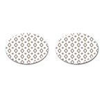 Background Texture Triangle Cufflinks (Oval) Front(Pair)