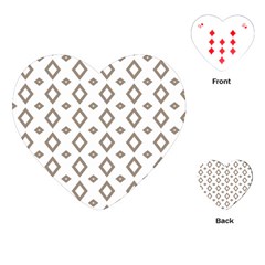 Background Texture Triangle Playing Cards Single Design (heart)