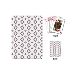 Background Texture Triangle Playing Cards Single Design (mini)