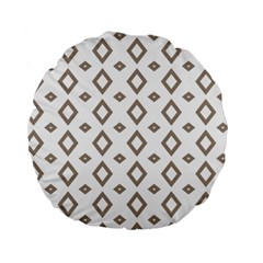 Background Texture Triangle Standard 15  Premium Round Cushions by HermanTelo