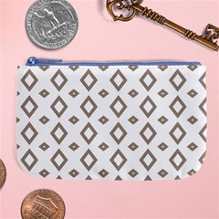 Background Texture Triangle Large Coin Purse