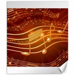 Music Notes Sound Musical Love Canvas 8  x 10  8.15 x9.66  Canvas - 1