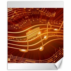 Music Notes Sound Musical Love Canvas 16  X 20 