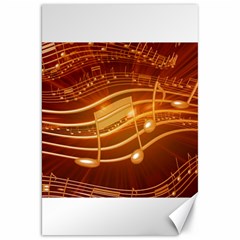 Music Notes Sound Musical Love Canvas 20  X 30  by HermanTelo