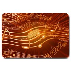 Music Notes Sound Musical Love Large Doormat 