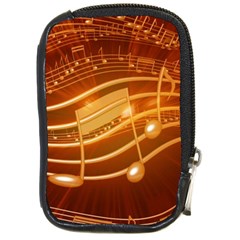 Music Notes Sound Musical Love Compact Camera Leather Case