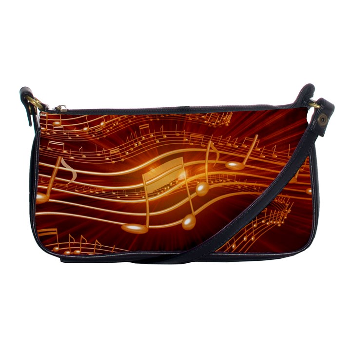 Music Notes Sound Musical Love Shoulder Clutch Bag