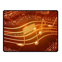 Music Notes Sound Musical Love Fleece Blanket (small)