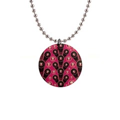 Background Abstract Pattern 1  Button Necklace