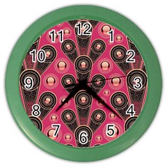 Background Abstract Pattern Color Wall Clock