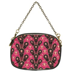 Background Abstract Pattern Chain Purse (one Side)