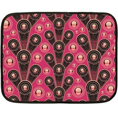 Background Abstract Pattern Double Sided Fleece Blanket (mini) 