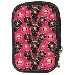 Background Abstract Pattern Compact Camera Leather Case