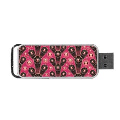 Background Abstract Pattern Portable Usb Flash (one Side)