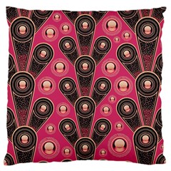 Background Abstract Pattern Large Flano Cushion Case (one Side)